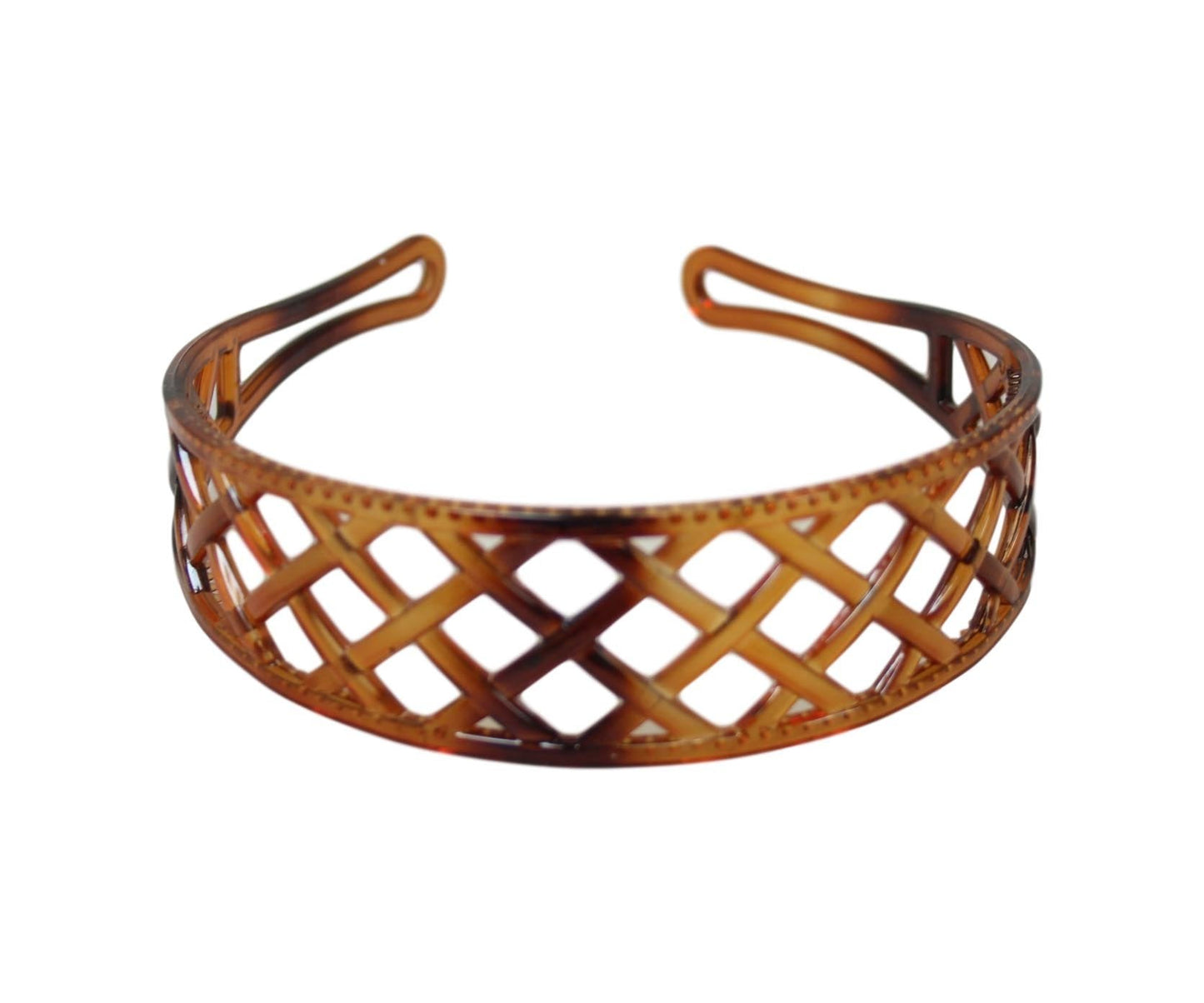 Girl's Plastic Wide Hair Head Band 3cm Assorted Colours 6497