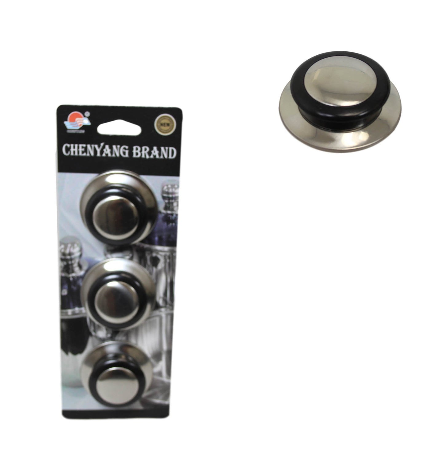 Metal Pan Lid Replacement Knobs, Pack of 3, SKU 6561 A