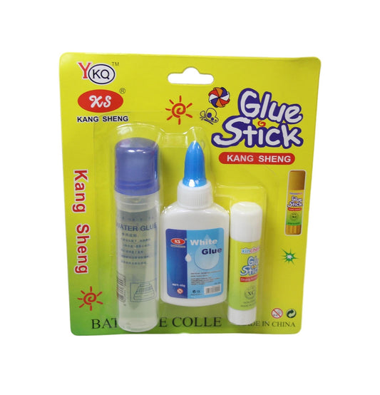 Multi Arts Crafts Stationery Glue Stick Set Pack of 3 6567
