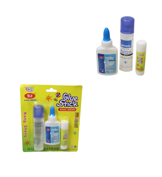 Multi Arts Crafts Stationery Glue Stick Set Pack of 3 6567