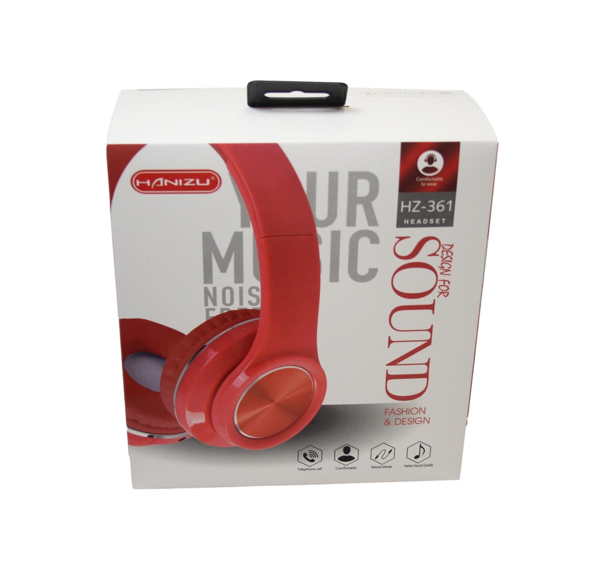 HZ Cord Wired Headphones HZ-361 Assorted Colours 6583