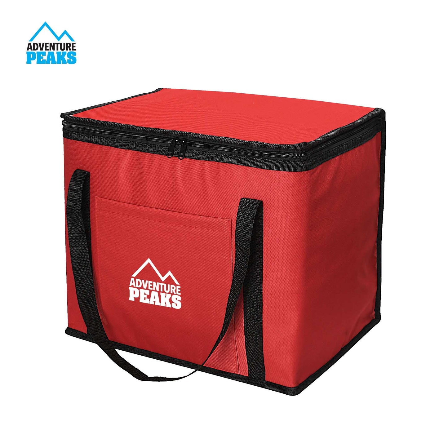 Insulated Camping Cooler Bag 30L 40 x 26 x 33cm Red 6606