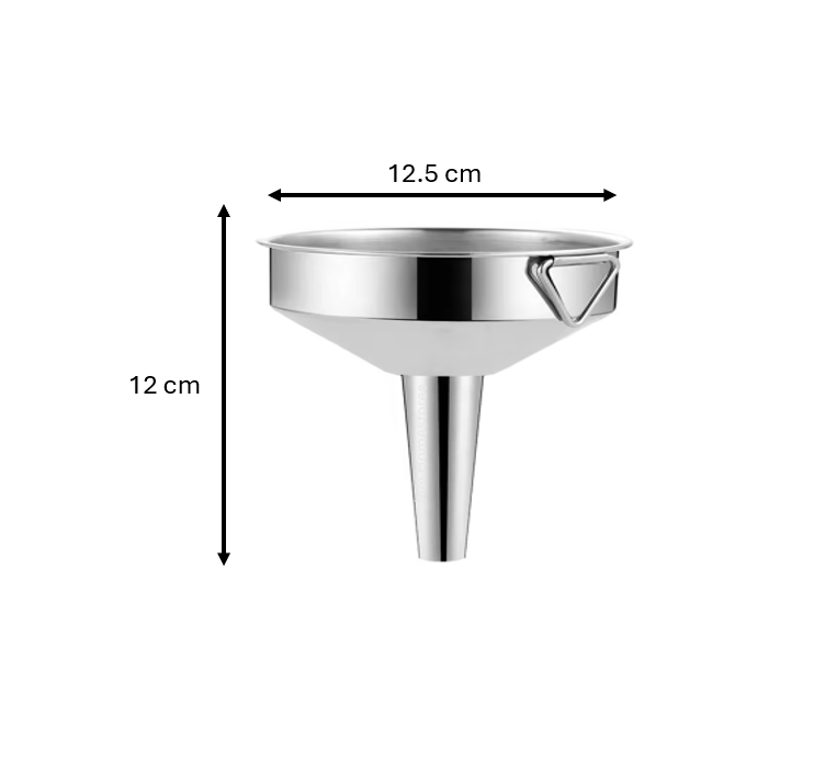 Metal Funnel with Hanging Hook 12cm Diameter Assorted Designs SKU 6616 A