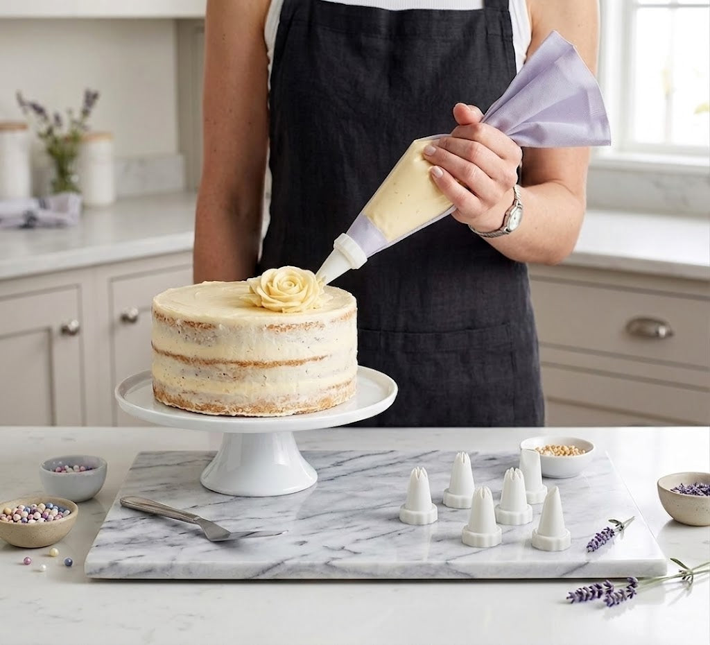 Standard Icing Bag with 7 Nozzles Set – SKU 1053