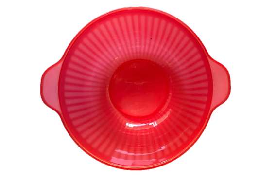 Plastic Bowl with Flat Handle 19 cm Assorted Colours 6801