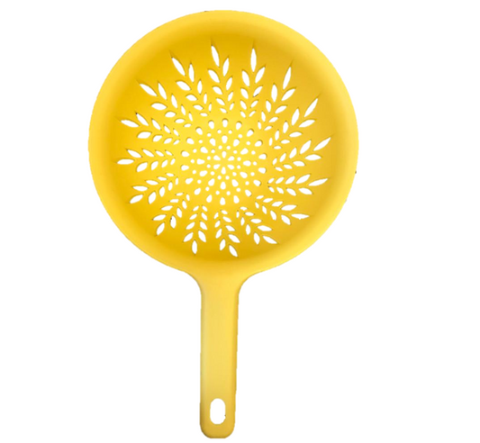 Plastic Colander with Handle 21 x 9 cm Assorted Colours 6860