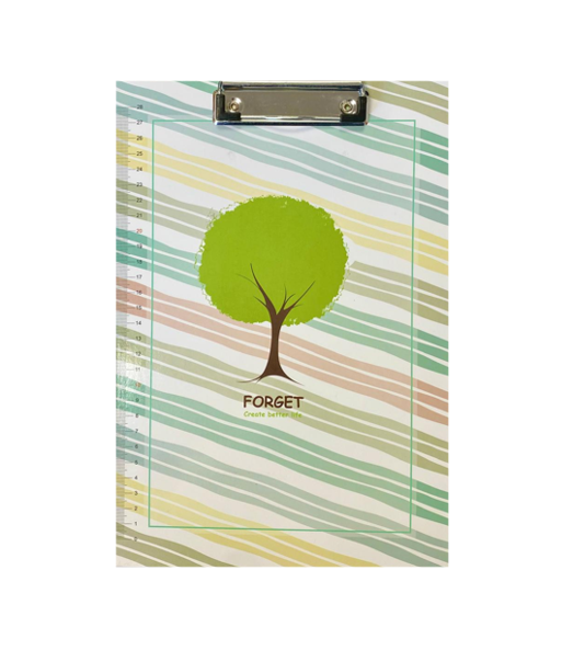 A4 Clipboard with Printed Ruler Scale Assorted Colours 6894
