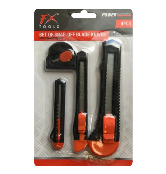 Snap-Off Blade Knives Stanley Knife Pack of 4 6916