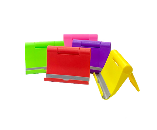 Plastic Mobile Phone Stand Holder 10 x 8 cm Assorted Colours 6962