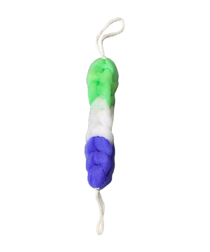 Stretchy Soft Mesh Puff Bath Back Scrubber Sponge 31 cm Assorted Colours 7000
