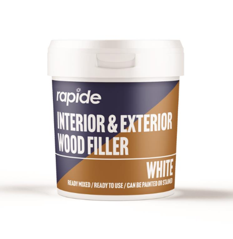 Rapide Interior & Exterior White Wood Filler 470g 7158