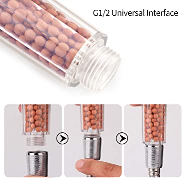 Shower Head Flow With Water Purify Beads Filter 1 Mode Only 6700