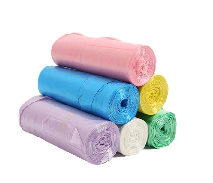 Plastic Kitchen Food Prep Storage Bags 6 Rolls 45 x 50 cm Assorted Colours 7223