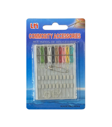 Mini Pocket Sewing Kit Needle and Thread Set 7 x 5 cm 7291