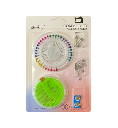 Sewing Needle and Dressmaker Pin Wheel Set 7292