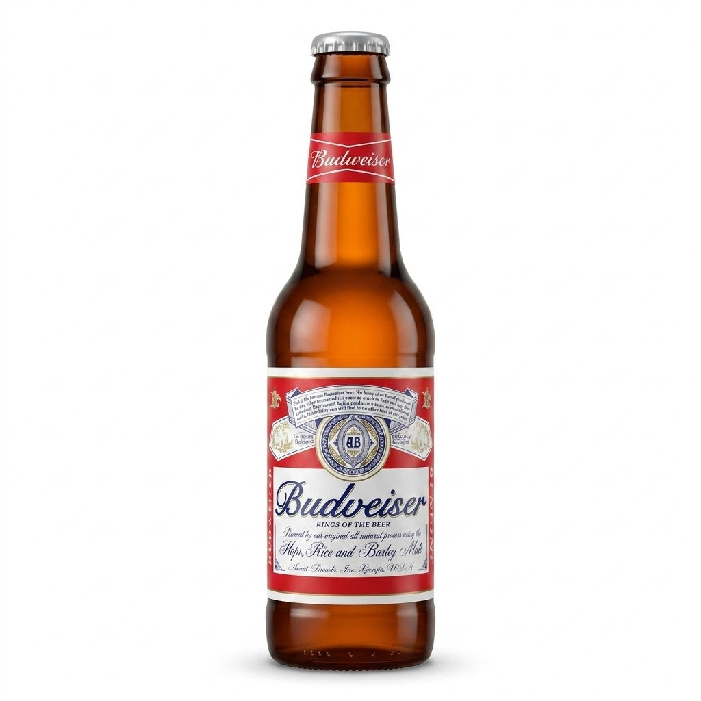 Giant Plastic Budweiser Money Saving Bottle 58cm Height – SKU BOT003