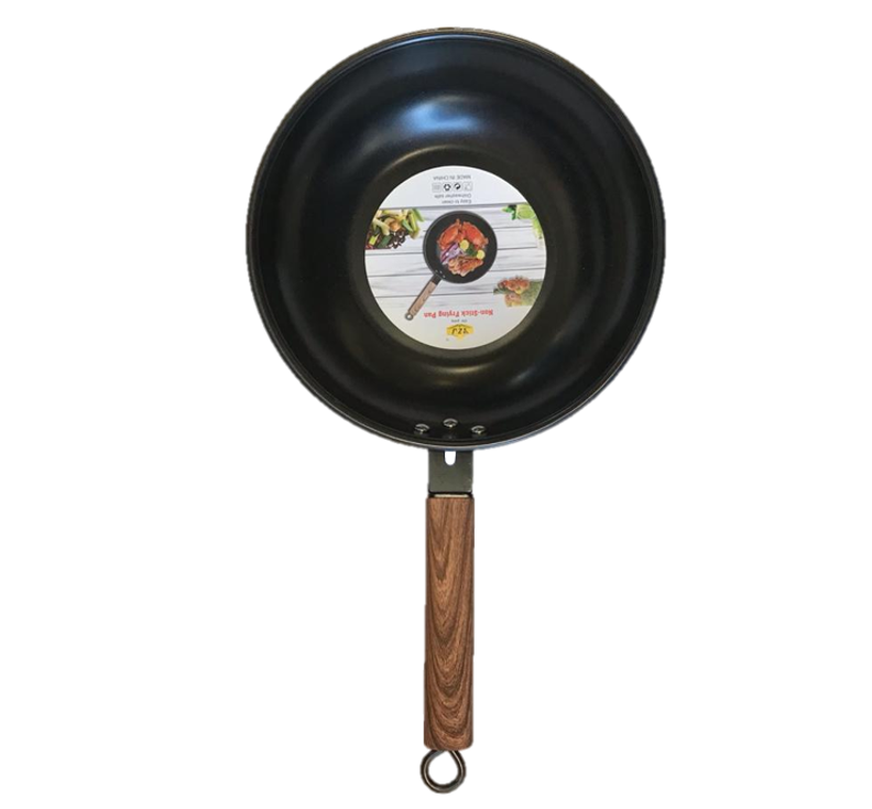 High Wall Non-Stick Flat Base Wok Frying Pan 32 cm 7407