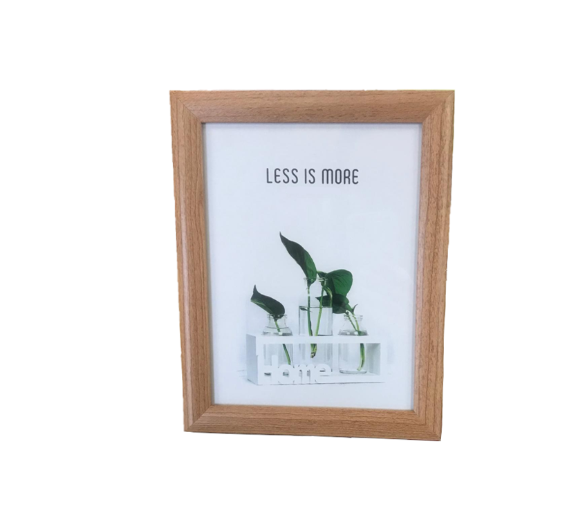 Wooden Photo Frame A4 Document 21 x 29.7 cm Assorted Colours 7421