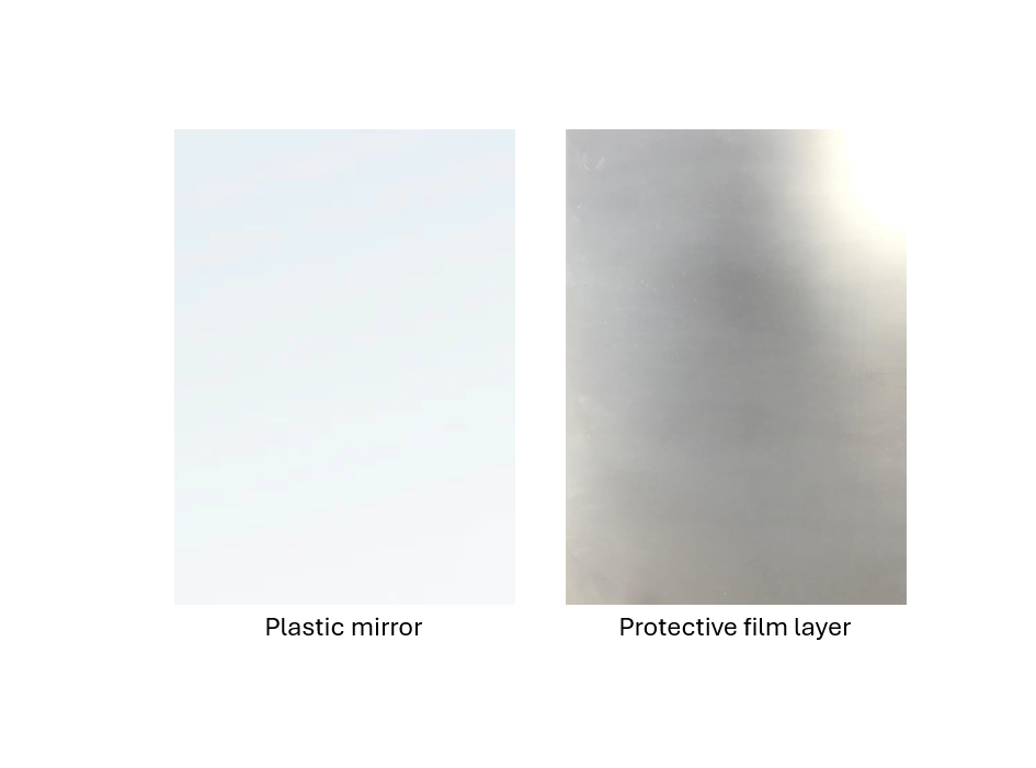 Extra Large Plastic Mirror Sticker 40 x 60 cm Assorted Designs 7552