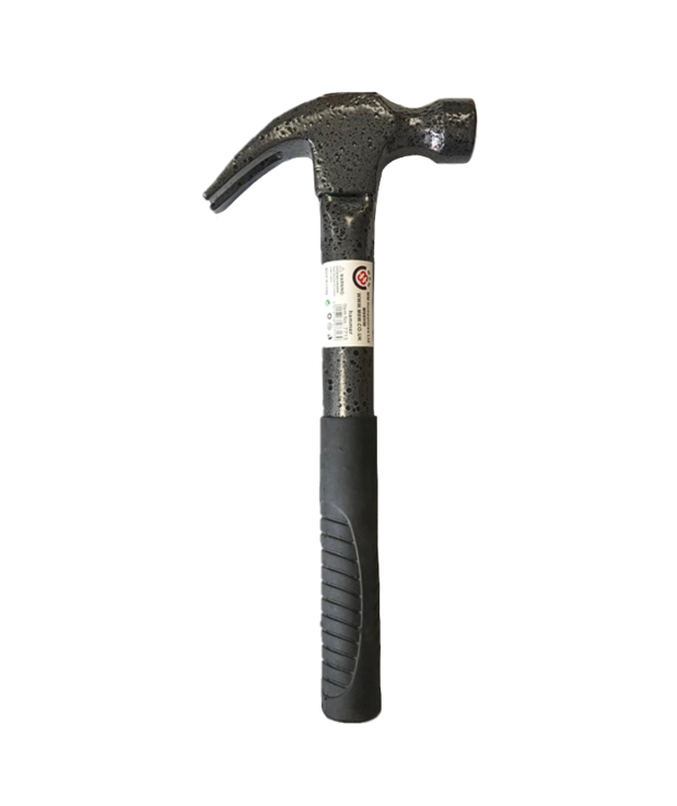 Black Steel Claw Hammer 30cm Length Professional Grade SKU 7713