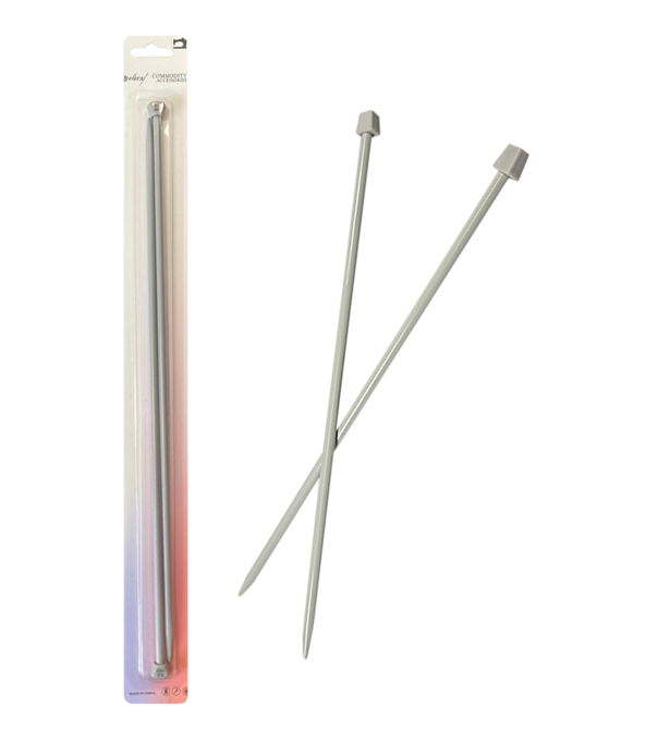 Plastic Knitting Needles 5mm Pack of 2 7859