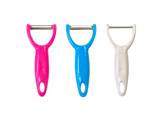 Plastic Kitchen Vegetable Peeler 14.5cm Assorted Colours 7864