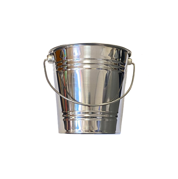 Metal Champagne Wine Cooler Ice Bucket with Handle 4L / 20cm 7877