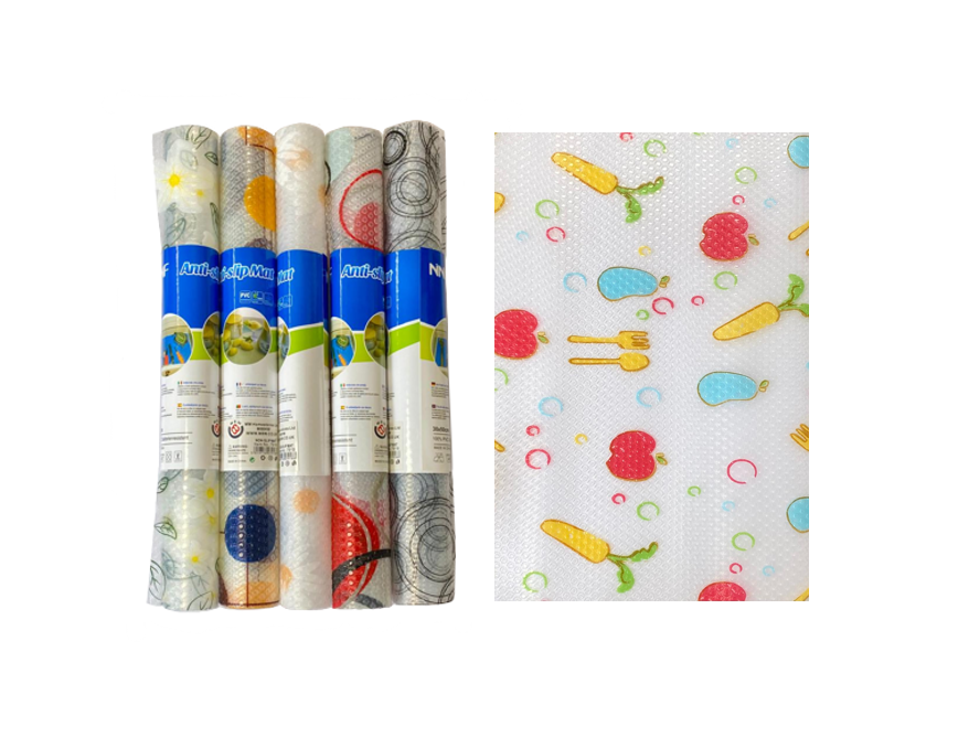 Kitchen Storage Fridge Cupboard Drawer Anti-Slip Mat Liner 30 x 50cm Assorted Designs 7918
