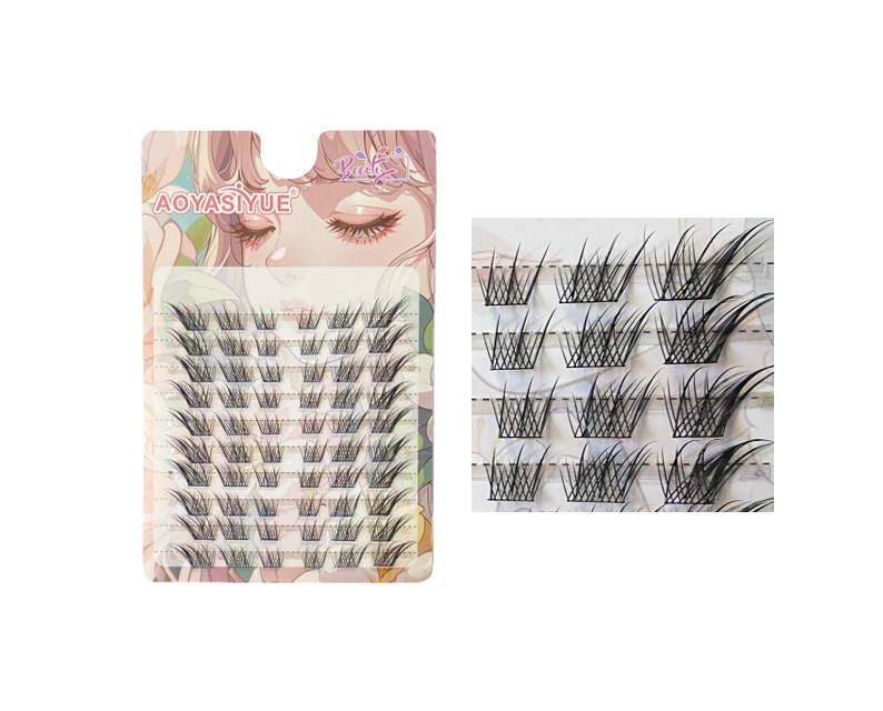 Aoyasiyue Fake False Individual Manga Style Cluster Eyelash Pieces 7923