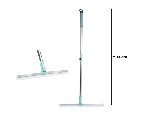 Extendable Swivel Head Window Wiper Bathroom Squeegee with Foam Handle 49 x 62 / 100cm 7970