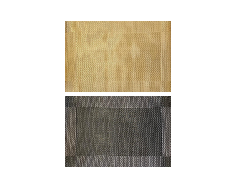 PVC Woven Plastic Dining Placemat 30 x 40cm Assorted Colours 7984