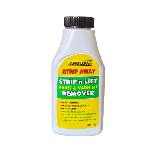 Langlow Strip Away n Lift Paint and Varnish Remover Stripper 500ml 80-54