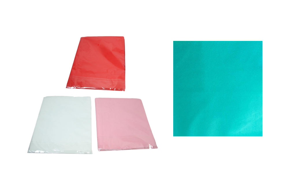 Reusable Plastic Solid Colour See Through Party Table Cloth 137 x 274cm Assorted Colours 8006