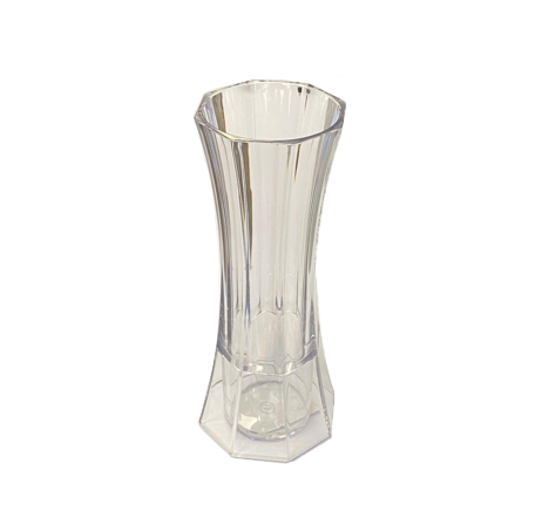 Small Plastic Table Flower Bud Vase 17.5 x 6.6cm 8016