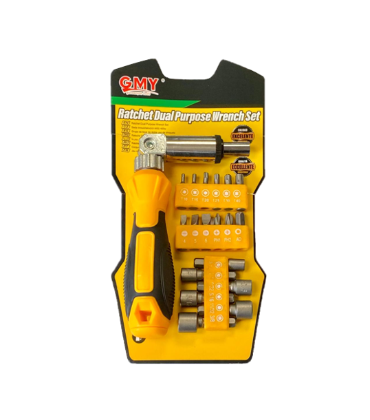 Multipurpose Ratchet Screwdriver Wrench Socket Tools Set 13.5cm 8036