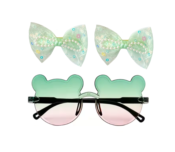 Hair Accessories Clips &amp; Plastic Fancy Dress Glasses Assorted Designs 13cm Width SKU 8089