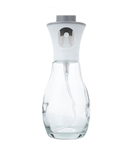 Glass Oil and Vinegar Spray Bottle with Plastic Top 200ml 8092