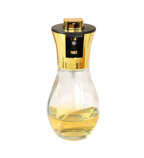 Glass Oil and Vinegar Spray Bottle with Plastic Top 200ml Assorted Colours 8093