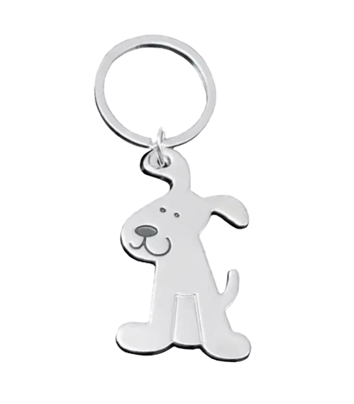 Metal Cat Keychain Keyring 9cm 8098