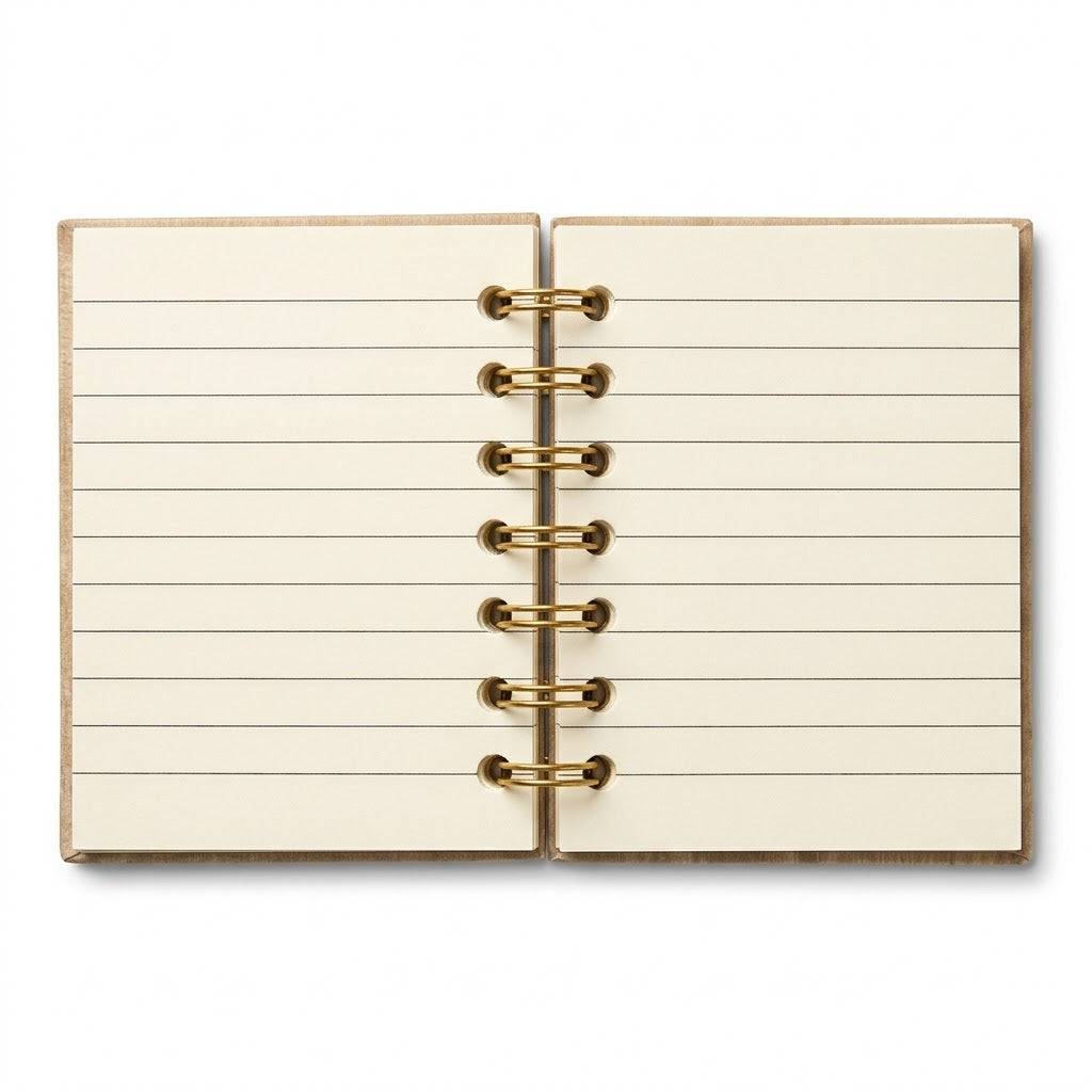 Compact Notebook 11 x 9 x 2cm, 57g – Lightweight Writing Pad, SKU 8214