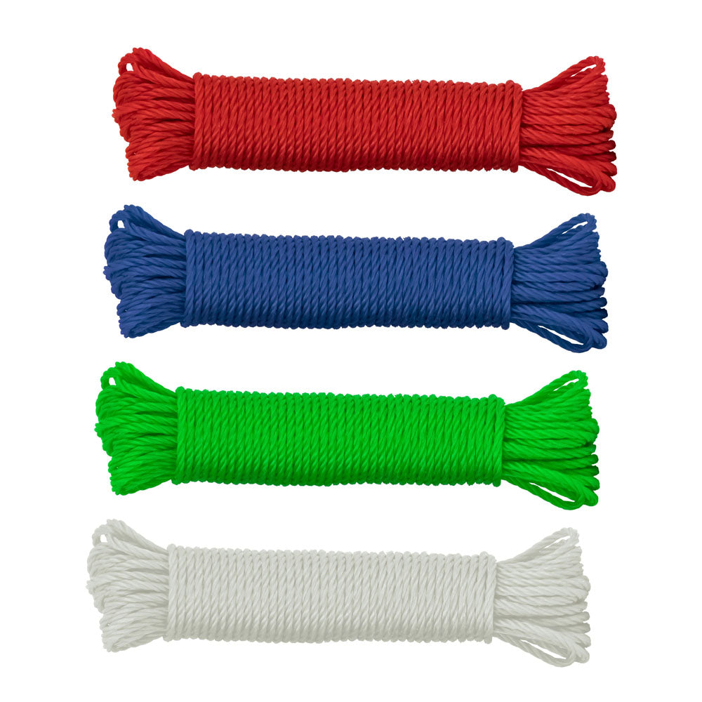 Durane Nylon Laundry Clothes Washing Line Rope 15m Assorted Colours 9961