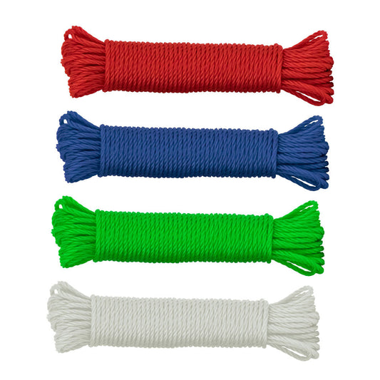 Durane Nylon Laundry Clothes Washing Line Rope 15m Assorted Colours 9961