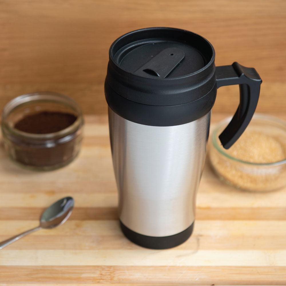 Car Coffee Tea Travel Mug with Handle 450ml – SKU 9996