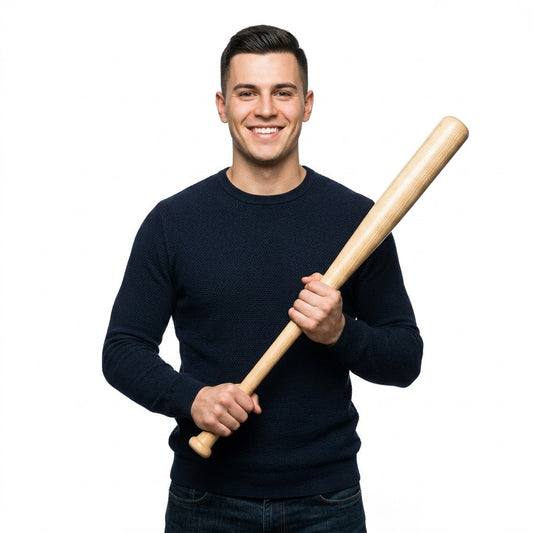Wooden Baseball Bat 62cm – Professional-Grade Sports Equipment, SKU 1165