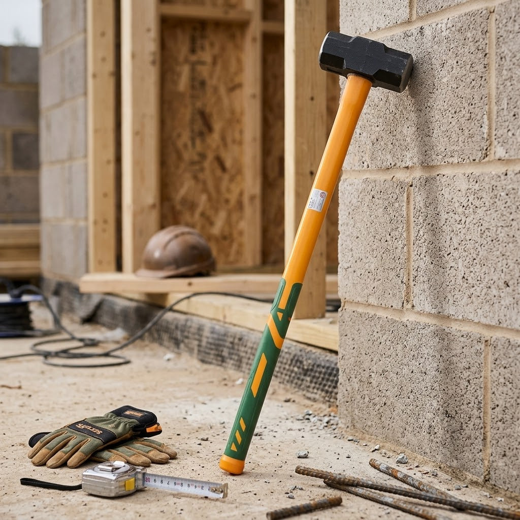 Long Builder's Sledge Hammer 90cm Head 15 x 6 x 6cm SKU 7973