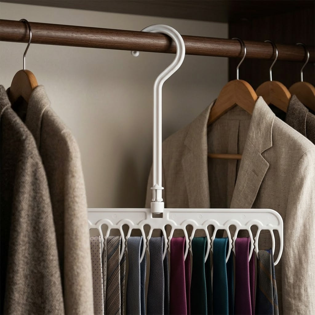 Clever Multi-Loop Accessory Hanger with 13 Loops – 14 x 28 x 3cm, 100g – SKU 8169
