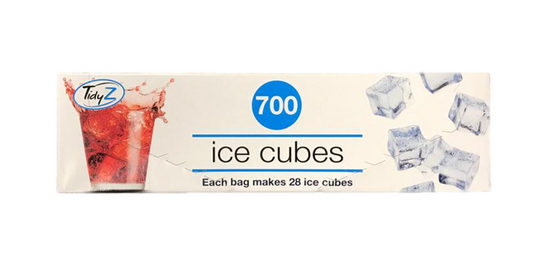 Ice Cube Bags 17.5 x 36 cm Pack of 25 B0158