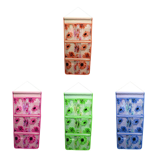 Bathroom Plastic Hanging Sectioned Storage Caddy Assorted Colours 4793
