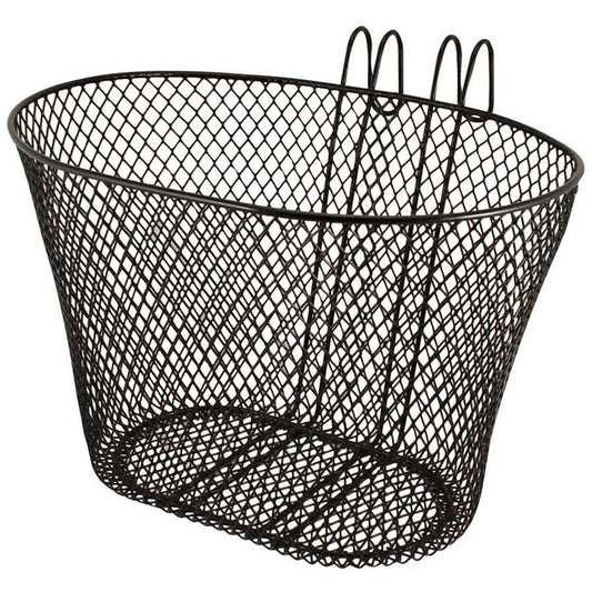 Metal Bicycle Bike Basket Black 22 x 26 cm 1992