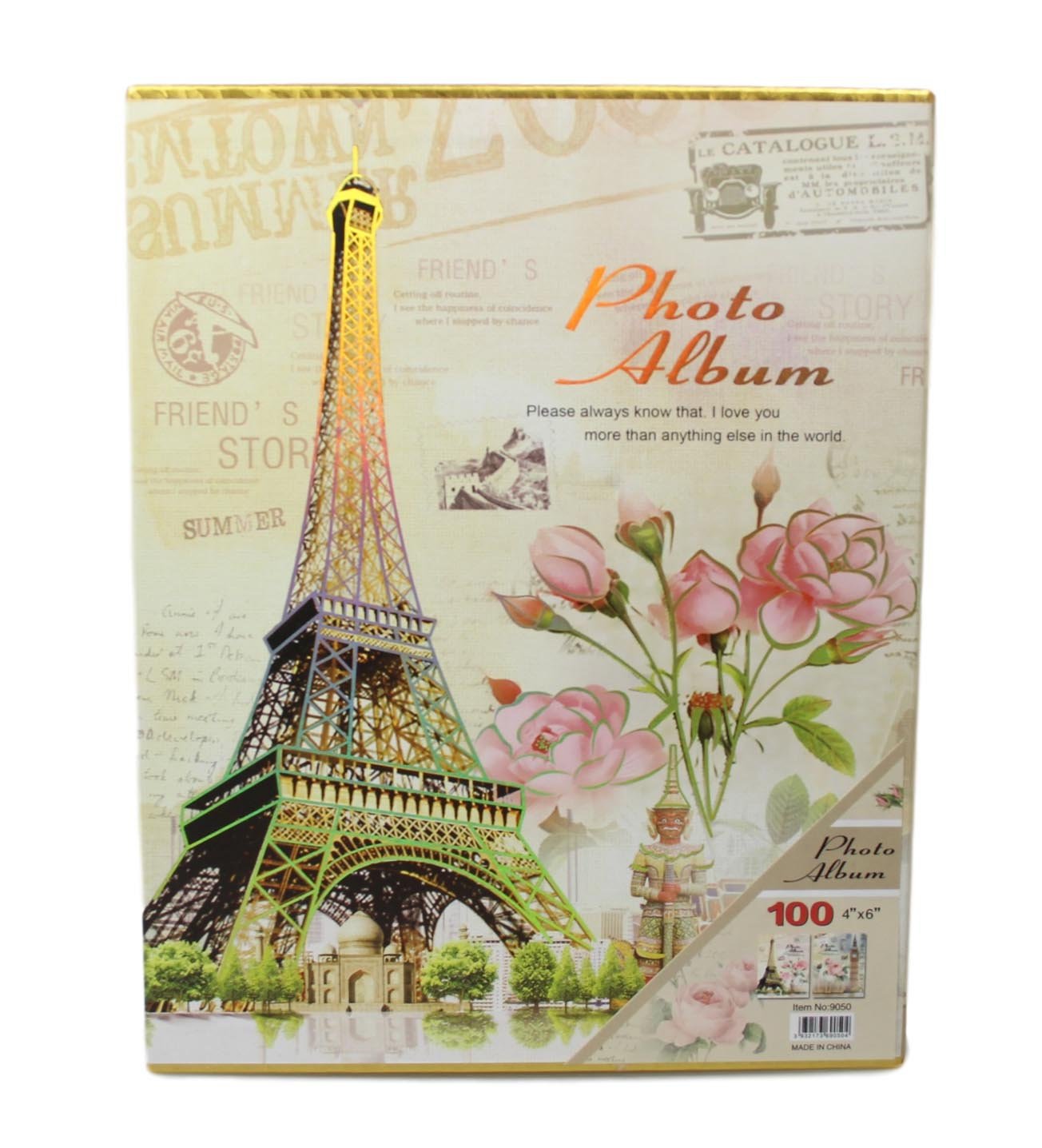 Paris Vintage Memories Wedding Birthday Photo Picture Album 4 x 6" Assorted Designs 5528